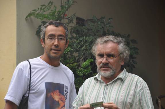 Com o Herbert, no Sítio do Alemão, em Ubajara - CE